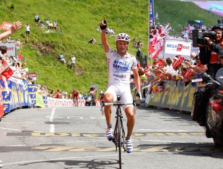Win and Leader jersey for Di Luca at the second stage of Tour of Austria