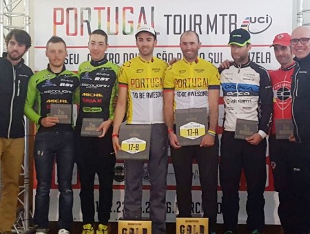 Equipo mtb Reparto Sport Lee Cougan team al tercero lugar al Portugal Tour MTB