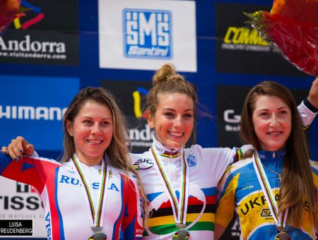 Pauline Ferrand Prevot – equipo Rabo Liv Giant Women Cycling – es nuevo campeón del Mundo de mtb XC 2015