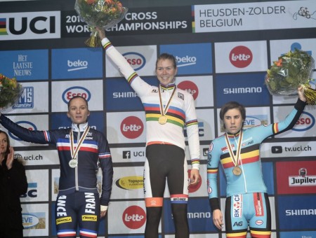 Thalita de Jong – equipo feminino Rabo Liv Giant – se graduó campeón del mundo 2016 en ciclocross