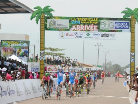 Victory of team Wanty Groupe Gobert GSG in Gabon