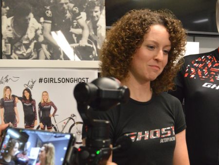 Anne Terpstra – Ghost Factory MTB Team – in visita a GSG
