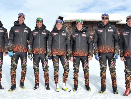 Ropa de esquí de fondo GSG también por el equipo Sottozero Gold Team