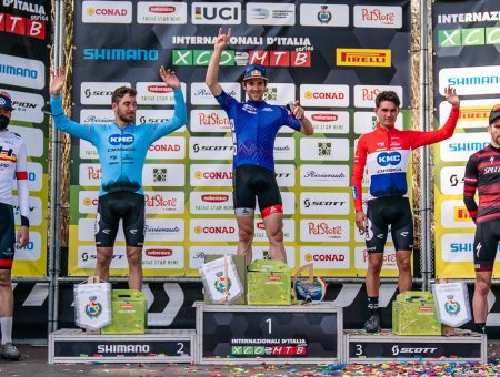Forster adn Neff:  first bikers to wear Internazionali d’Italia Series leader jerseys