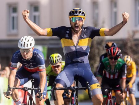 Andrea Peron takes his 1st professional victory at GP Kranj in Slovenia